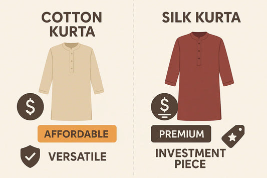 Cotton vs Silk Kurtas: Which Fabric is Right for You? Complete Comparison Guide